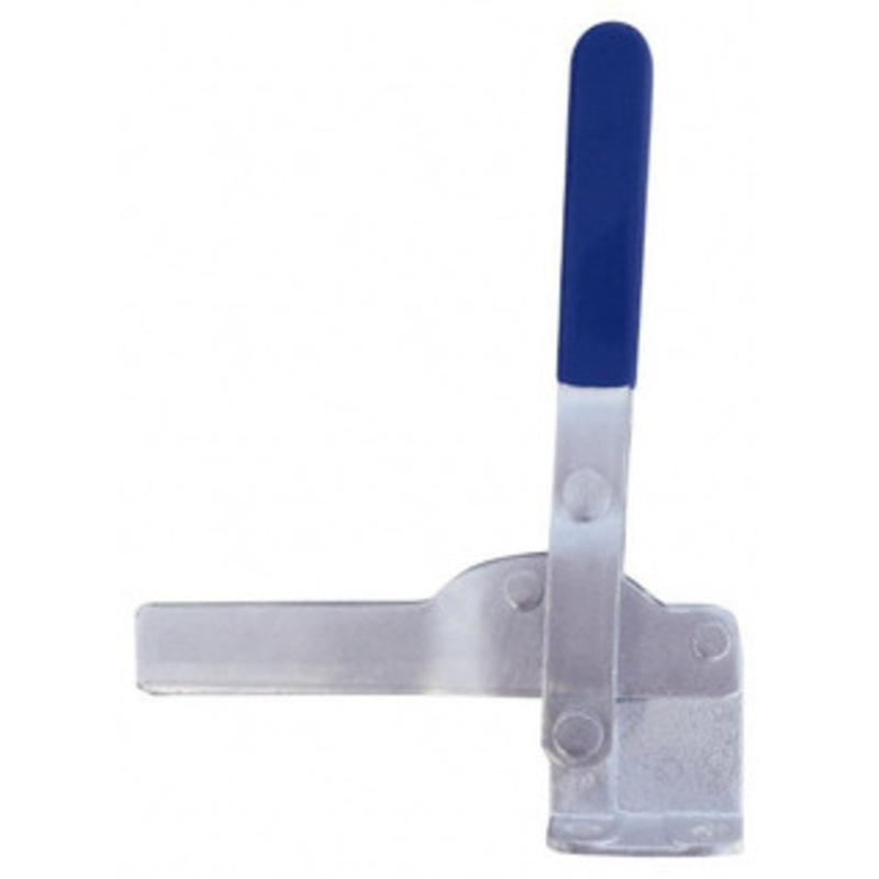 Gibraltar 1,000 Lb Holding Capacity, Vertical Handle, Manual Hold Down Toggle Clamp 64 Handle Movement, 76 Bar Opening, Solid Bar, Flanged Base, Electro-Plated Zinc, Carbon Steel GIB-U-2007S – 84520568