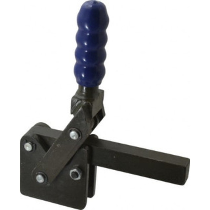 Gibraltar 2,500 Lb Holding Capacity, Vertical Handle, Manual Hold Down Toggle Clamp 129 Handle Movement, 199 Bar Opening, Solid Bar, Straight Base, Electro-Plated Zinc, Carbon Steel GIB-U-548 – 75135137