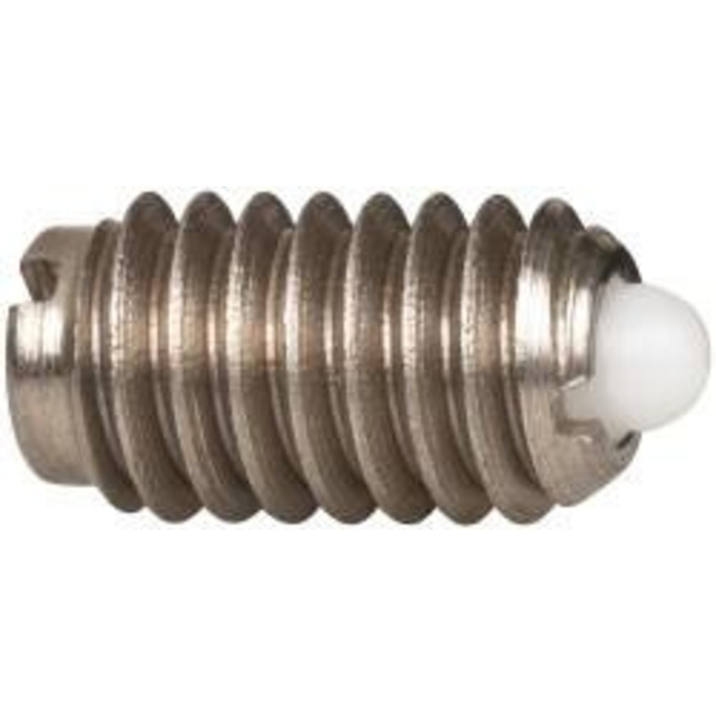 Gibraltar 5/16-18, 9/16 Thread Length, 1/12 Plunger Projection, Stainless Steel Threaded Spring Plunger 0.135 Max Plunger Diam, 0.562 Plunger Length, 1.25 Lb Init End Force, 4 Lb Final End Force SSWN10-5SL-G – 65219586