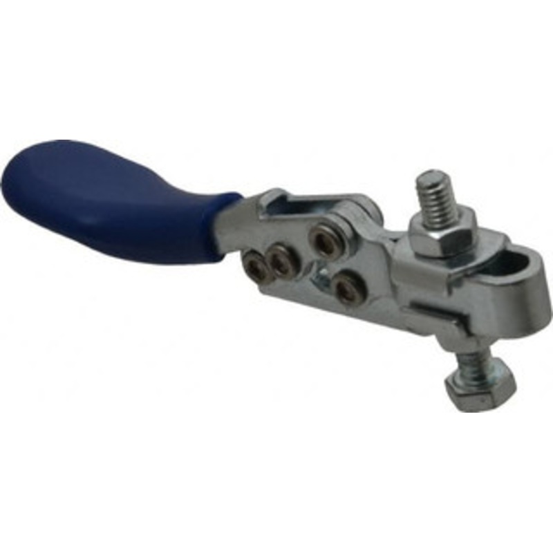 Gibraltar 60 Lb Holding Capacity, Horizontal Handle, Manual Hold Down Toggle Clamp 80 Handle Movement, 90 Bar Opening, U-Bar, Left Flanged Base, Carbon Steel GIB-D-201L – 73952608