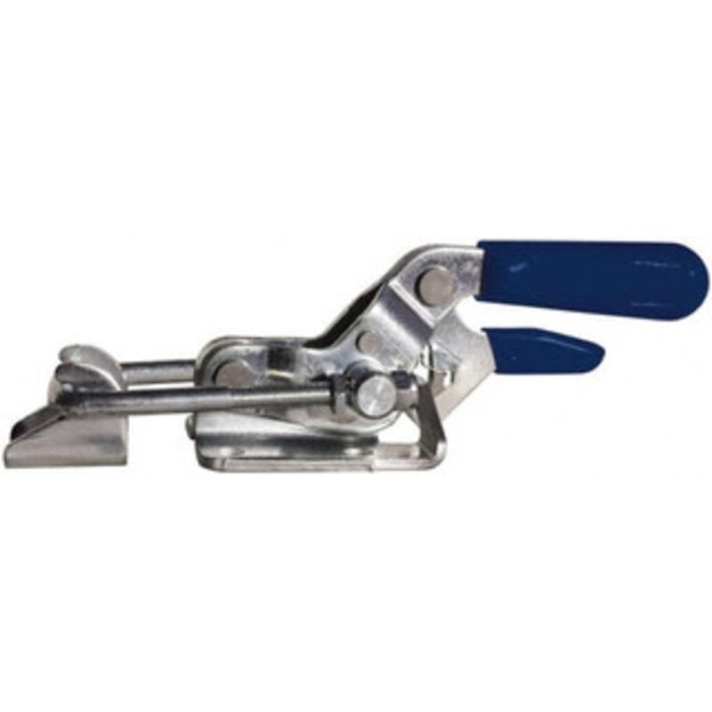 Gibraltar 720 Lb Capacity, Horizontal, U Hook, Flanged Base, Stainless Steel Pull Action Latch Clamp 1-3/4 Drawing Movement, 6.07 OAL, Threaded U Hook, Straight Handle GIB-LU-331-R-SS – 75135152
