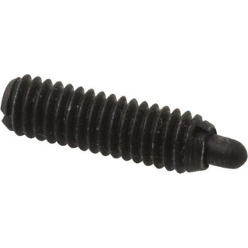 Gibraltar M4 x 0.7, 13mm Thread Length, 2.5mm Plunger Projection, Steel Threaded Spring Plunger 1.78mm Max Plunger Diam, 0.23 Kg Init End Force, 1.81 Kg Final End Force MSW10-2FSP-G – 03313319