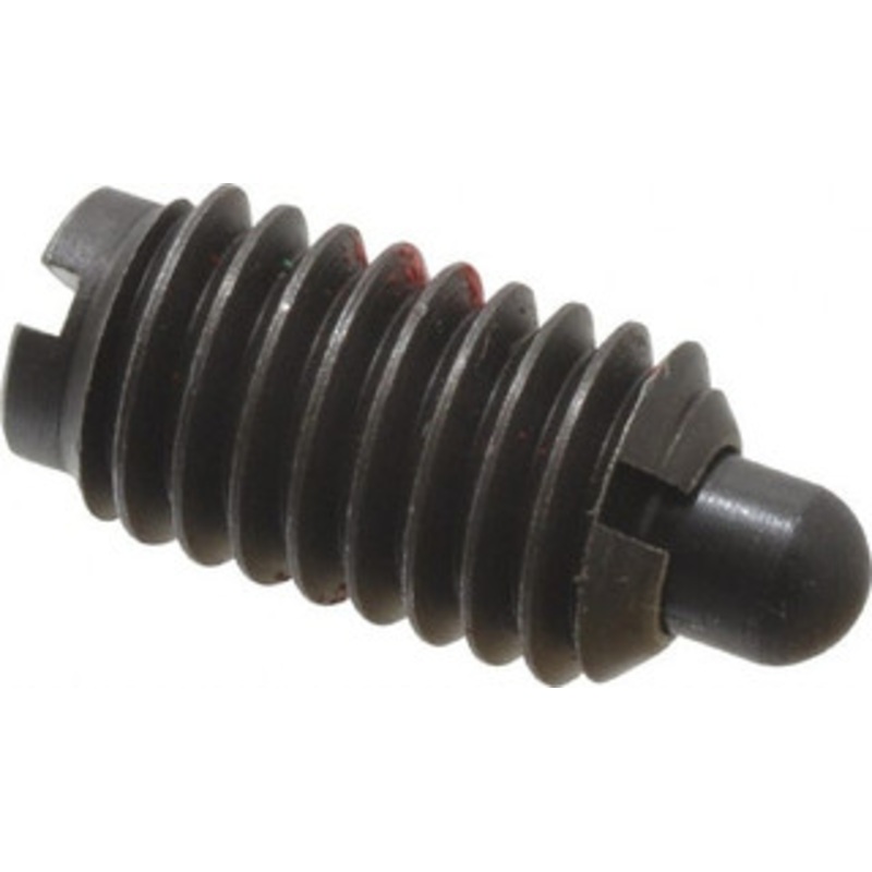 Jergens 3/8-16, 11/16 Thread Length, 3/16 Plunger Projection, Steel Threaded Spring Plunger 0.186 Max Plunger Diam, 11/16 Plunger Length, 1 Lb Init End Force, 12 Lb Final End Force 26706 – 82412123