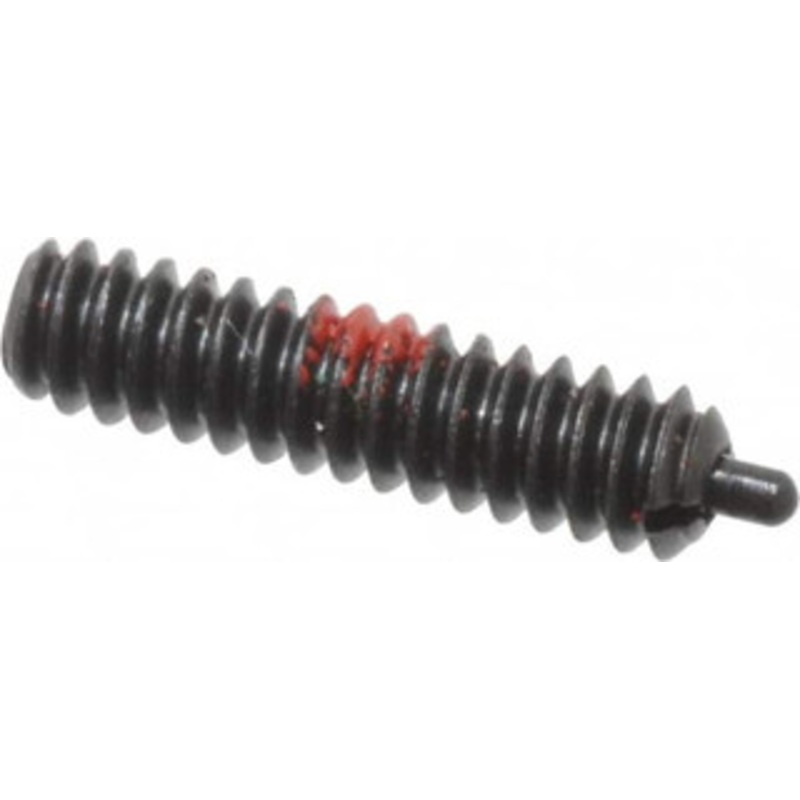 Jergens 6-32, 17/32 Thread Length, 1/16 Plunger Projection, Steel Threaded Spring Plunger 0.046 Max Plunger Diam, 17/32 Plunger Length, 1.5 Lb Init End Force, 4.5 Lb Final End Force, 3/64 Hex 26921 – 82410028