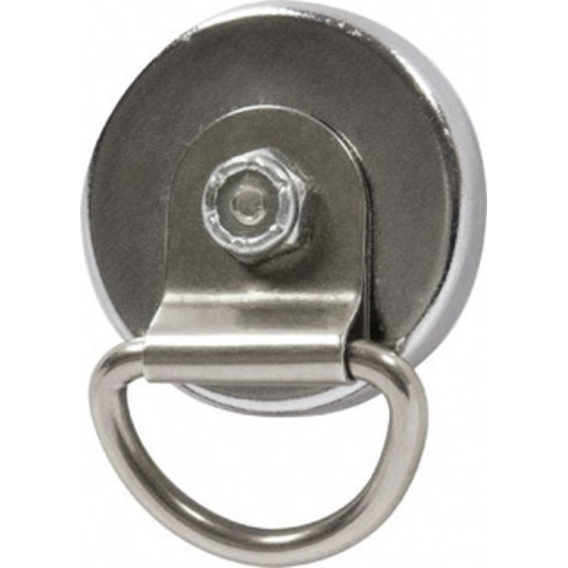 Mag-Mate 14 Lb Max Pull Force, 3/16 Overall Height, 1-15/64 Diam, Ceramic Cup Magnet Magnetic Style, Chrome Plated MX1000DL – 92674969