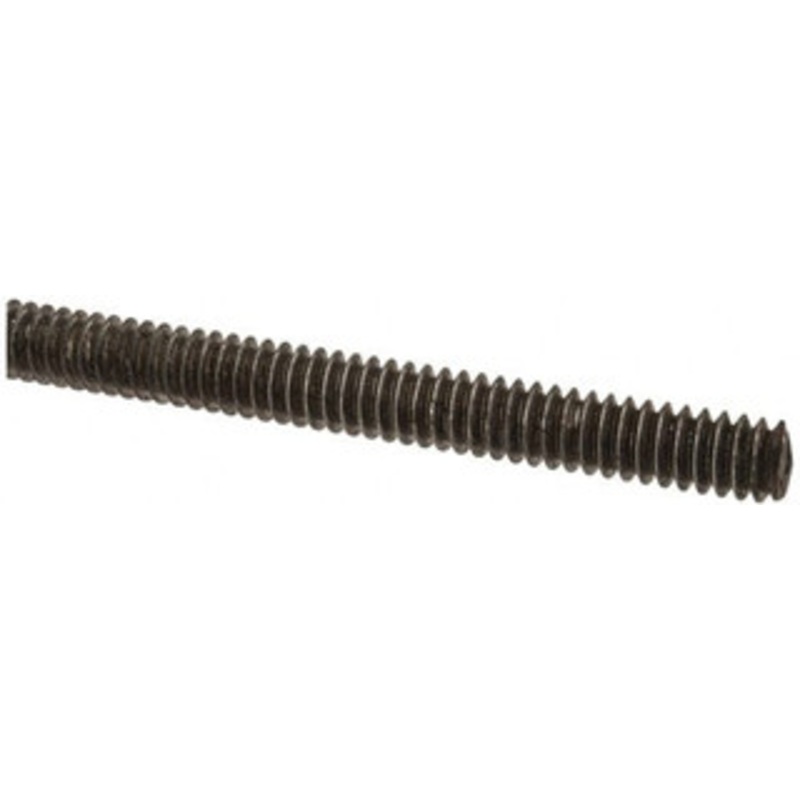 Value Collection #10-24 x 2 ft. Low Carbon Steel Threaded Rod Right Hand Thread, Oil Finish, UNC 01052 – 04352837