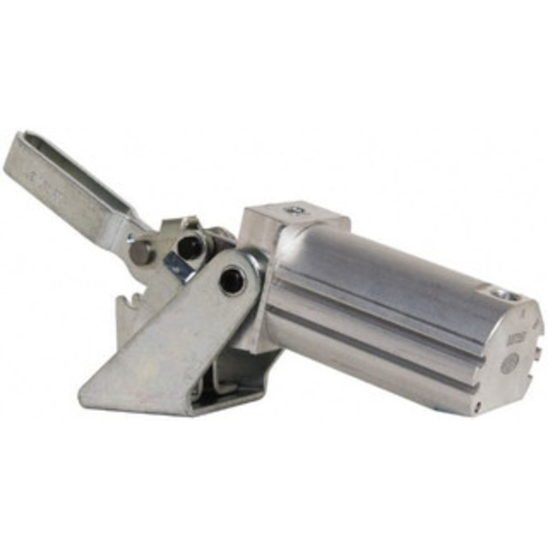 Destaco 375 Lb Inner Hold Capacity, Horiz Mount, Air Power Hold-Down Toggle Clamp 1/8 NPT Port, 145 Max psi, 103 Bar Opening, 35.05mm Height Under Bar 807-U – 89305064