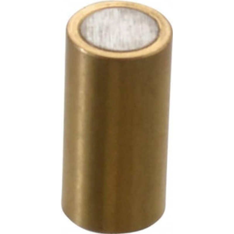 Eclipse Magnetics 1/4 Diam x 1/2 High, 0.14 Lb Average & 0.28 Lb Max Pull Force, Brass Alnico Shielded Magnet 798.8F Max Operating Temp, 0.032 Wall Thickness, Grade 5 Alnico E535/MSC – 60065323