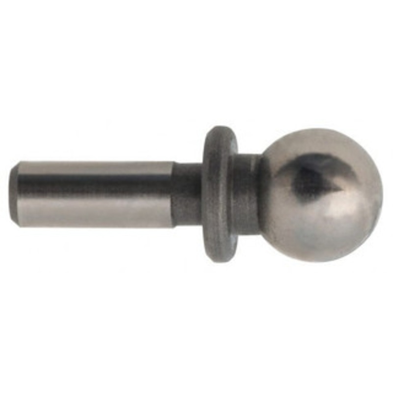 Gibraltar 1/2 Ball Diam, 5/16 Shank Diam, Steel Inspection Tooling Ball Press-Fit Shank, 1-1/2 Ball Center to Shank Bottom, 1/2 Ball Center to Shoulder Bottom, with Shoulder 826826-G – 64214356