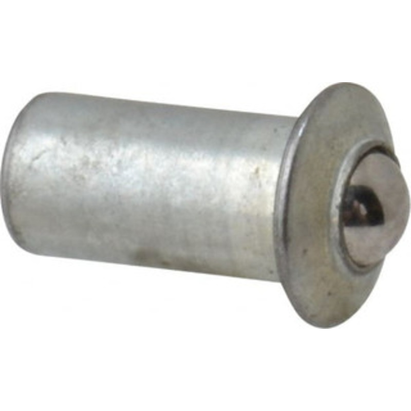 Gibraltar 1/4 Body Length x 1/8 Body Diam, 0.4 Lb Init to 1.3 Lb Final End Force, Steel Press Fit Ball Plunger 3/32 Ball Diam, 0.035 Max Ball Reach, 0.032 Flange Thickness SWPF10-2BLCZ-G – 59590539