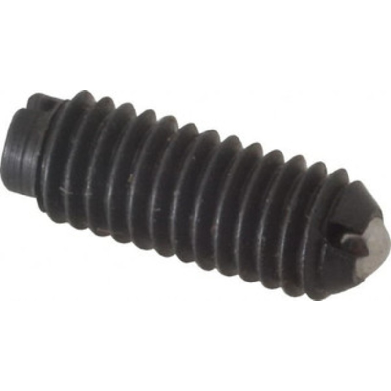 Gibraltar 10-32, 0.093 Ball Diam, 33/64 Body Length, 0.025 Max Ball Reach, Threaded Ball Plunger Steel Body, Steel Ball, 1.5 Lb Initial End Force, 3 Lb Final End Force 10006P-G – 65220063