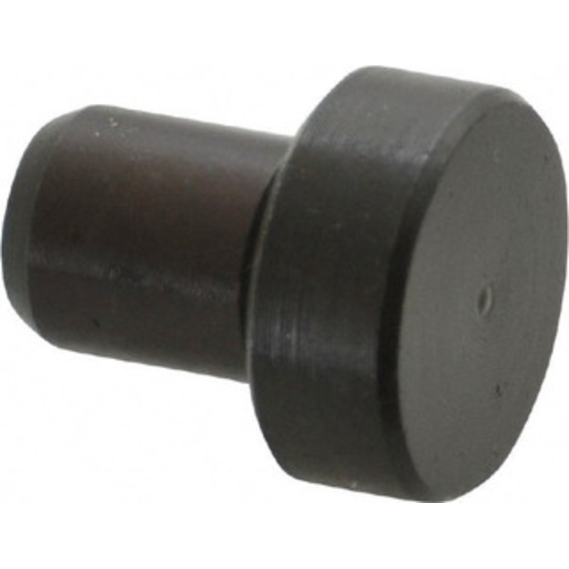 Gibraltar 23/32 OAL, 1/4 Head Height, 5/8 OD, 52100 Steel, Unground, Press Fit Rest Button Black Oxide Coating, 3/8 Pin Diam 09663139 – 09663139
