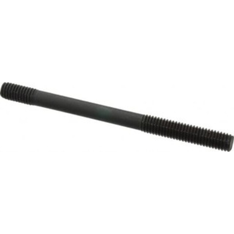 Gibraltar 3/8-16 5 OAL Unequal Double Threaded Stud Carbon Steel, Black Oxide Finish, 1-3/4 Long Thread Length, 5/8 Short Thread Length 40554G – 86776499