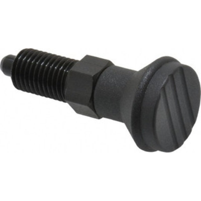 Gibraltar M12x1.5, 17mm Thread Length, 6mm Plunger Diam, Knob Handle Indexing Plunger Plunger Style A, 20mm Body Length, 56mm OAL, Steel IPG-114-G – 88074661