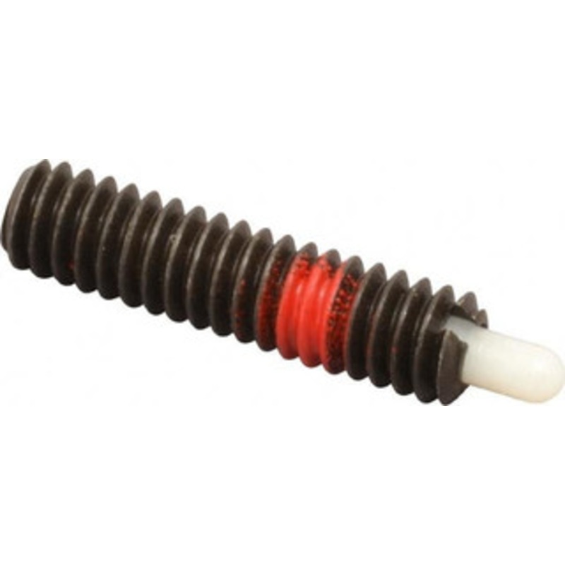 Jergens 1/4-20, 1 Thread Length, 3/16 Plunger Projection, Steel Threaded Spring Plunger 0.119 Max Plunger Diam, 1 Plunger Length, 1 Lb Init End Force, 4 Lb Final End Force, 1/8 Hex 30924 – 82410572