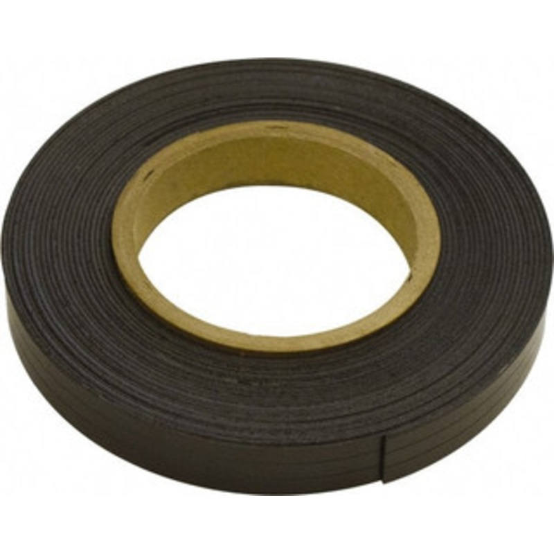 Mag-Mate 300 Long x 1/2 Wide x 1/32 Thick Flexible Magnetic Strip 4 Lb Max Pull Force, 2 Linear Ft/Lb Magnetic Pull Force, Plain Back, Dark Brown MRN030X0050X025 – 36576122