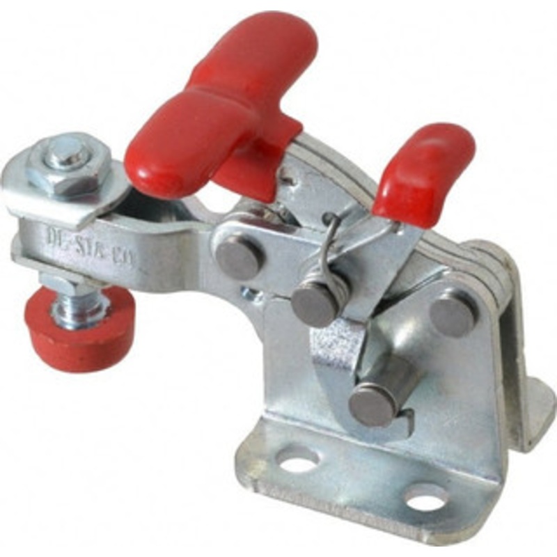 Destaco 350 Lb Holding Capacity, Horizontal Handle, Manual Hold Down Toggle Clamp 173 Handle Movement, 92 Bar Opening, U-Bar, Flanged Base, Electro-Plated Zinc, Carbon Steel 307-UR – 88153705