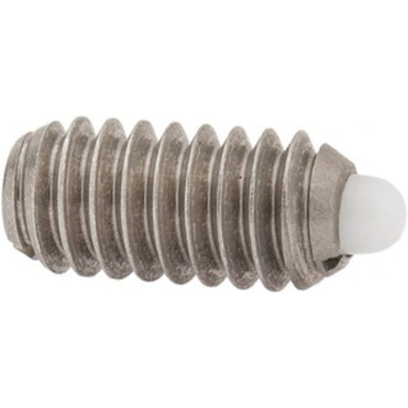 Gibraltar 1/4-20, 17/32 Thread Length, 0.078 Plunger Projection, Stainless Steel Threaded Spring Plunger 0.119 Max Plunger Diam, 0.531 Plunger Length, 1 Lb Init End Force, 3.5 Lb Final End Force SSWN10-4SL-PT-G – 65219545