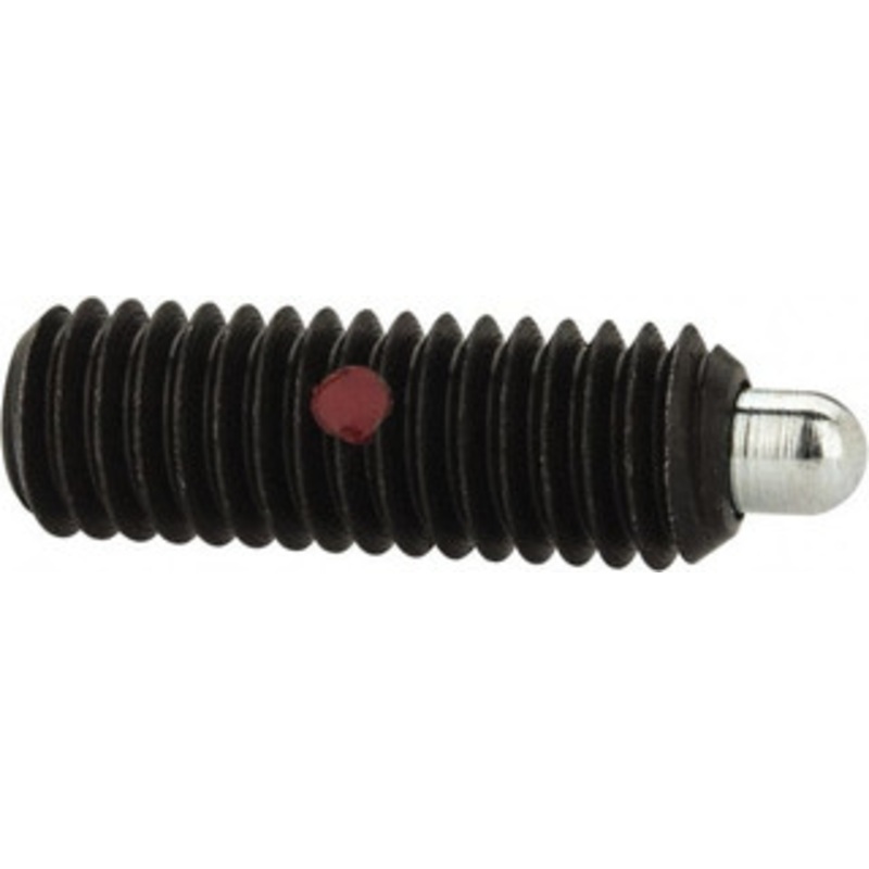 Gibraltar 3/8-16, 1-1/8 Thread Length, 3/16 Plunger Projection, Steel Threaded Spring Plunger 0.186 Max Plunger Diam, 1-1/8 Plunger Length, 2.8 Lb Init End Force, 7.2 Lb Final End Force, 3/16 Hex 57180G – 02470144