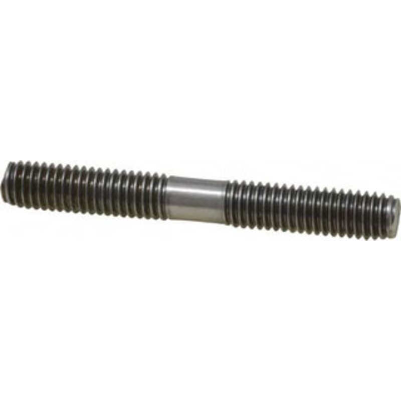 Gibraltar 3/8-16 3 OAL Equal Double Threaded Stud Stainless Steel, Black Oxide Finish, 1-1/8 Equal Thread Length 40574G – 86778008