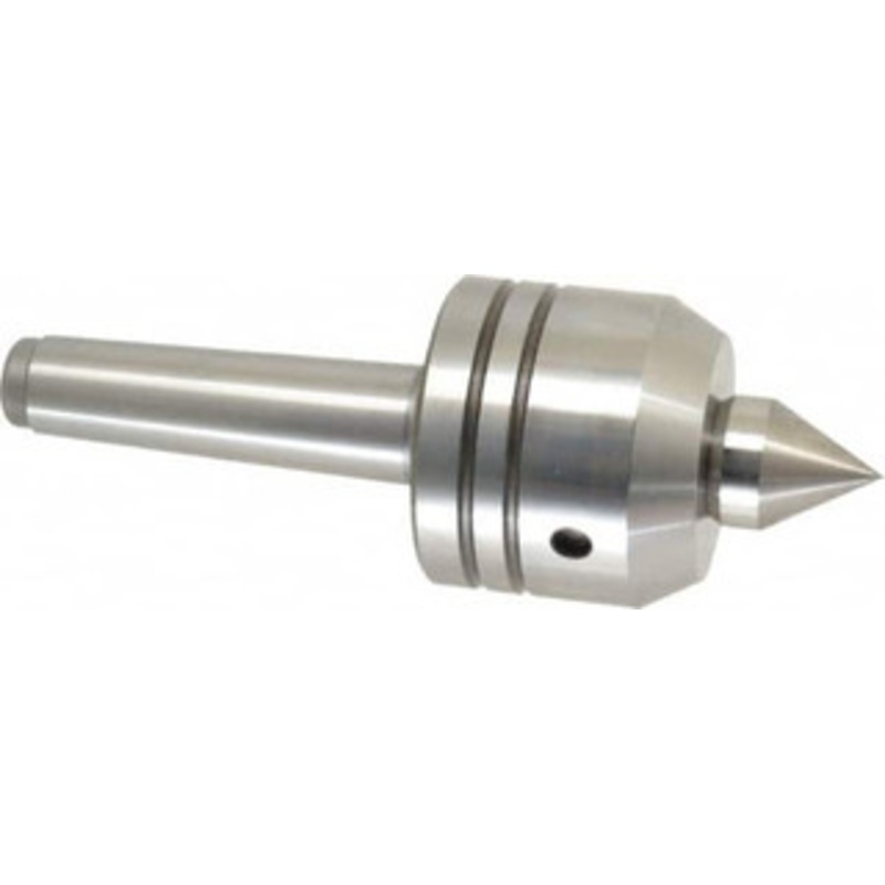 Royal MT3 Taper Shank, 2-3/8 Head Diam 1,640 Lb Capacity Live Center 5,000 Max RPM, 2.07 Head Length, 1 Point Diam, 1-1/4 Point Len, 500 Lb Max Workpc, 6-13/16 OAL, Changeable Standard Point 10003 – 00099531