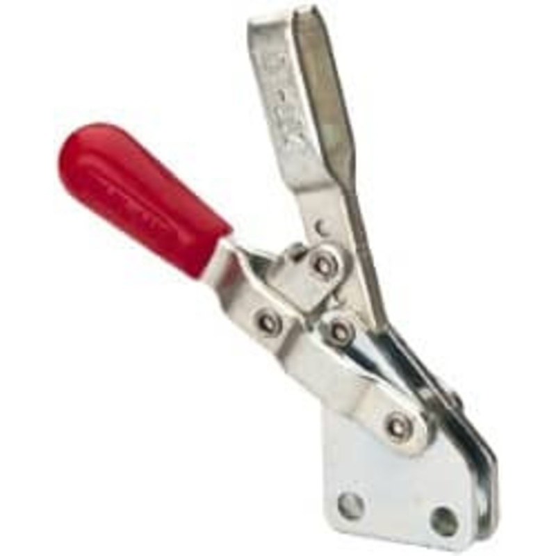 Destaco 100 Lb Holding Capacity, Vertical Handle, Manual Hold Down Toggle Clamp 55 Handle Movement, 100 Bar Opening, U-Bar, Straight Base, Electro-Plated Zinc, Carbon Steel 201-UB – 03583754