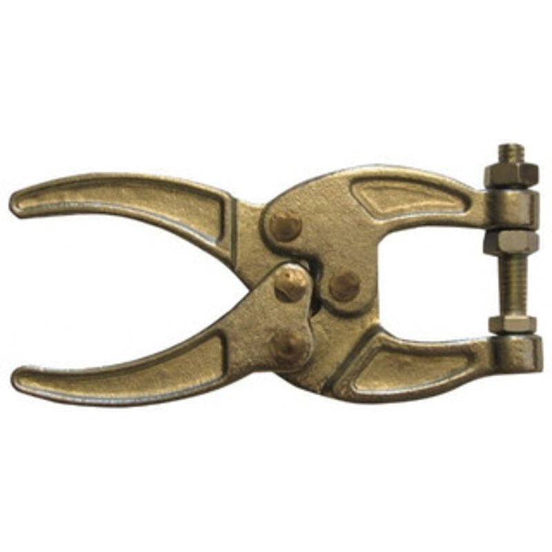 Gibraltar 200 Lb Load Capacity, 1.13 Throat Depth, 5.13 OAL, Carbon Steel, C Style Plier Clamp M6x1 Spindle, 2.06 Open Throat Height, Blue Handle GIB-PL-50350 – 73952806