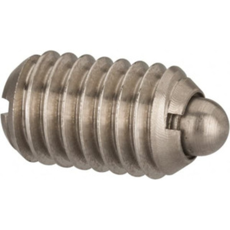 Gibraltar 3/8-16, 5/8 Thread Length, 0.11 Plunger Projection, Stainless Steel Threaded Spring Plunger 0.186 Max Plunger Diam, 0.625 Plunger Length, 4.5 Lb Init End Force, 18.5 Lb Final End Force SSW10-6S-G – 73260291