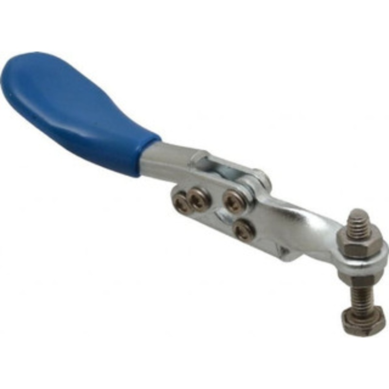 Gibraltar 60 Lb Holding Capacity, Horizontal Handle, Manual Hold Down Toggle Clamp 80 Handle Movement, 90 Bar Opening, Solid Bar, Left Flanged Base, Carbon Steel GIB-D-201AL – 73952566