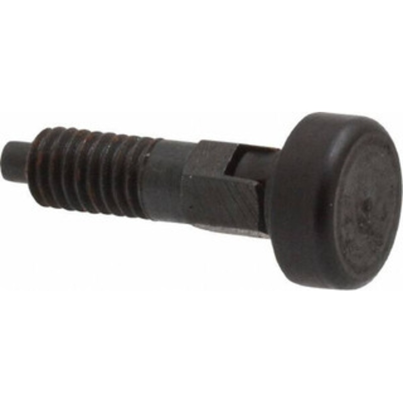Gibraltar M6x1.0, 13mm Thread Length, 0.118 Max Plunger Diam, 0.11 Lb Init to 0.34 Lb Final End Force, Locking Knob Handle Plunger Delrin Knob, 0.63 Body Length, 1/2 Length Under Head/Shoulder, 0.118 Plunger Projection MDKL25-PT-G – 04627774