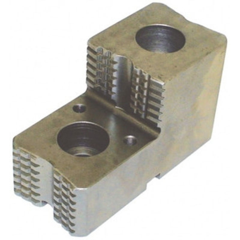 H&R Mfg. 52 Max Chuck Diam, Bullard Hard Lathe Chuck Top Jaws Steel, 5/8 Groove Width, 3 OAW x 6.625 OAL x 4 OAH HR-BUL-RJ – 81348120