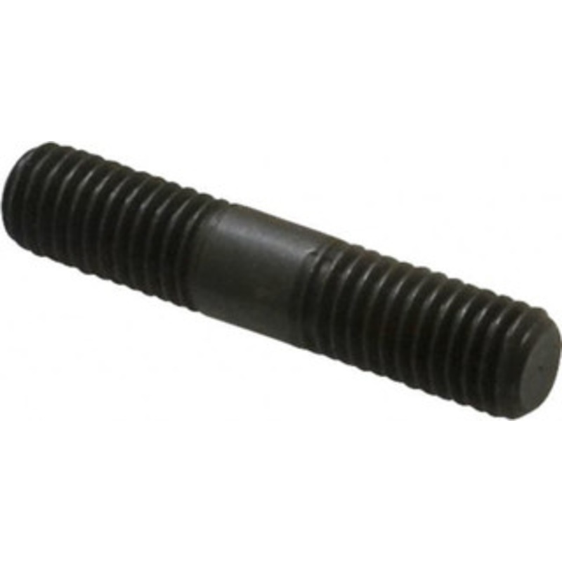 Jergens, Inc. 1/2-13 2-1/2 OAL Equal Double Threaded Stud Alloy Steel, Black Oxide Finish, 7/8 Equal Thread Length 38322 – 82423252