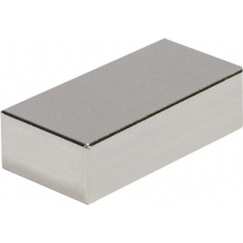 Mag-Mate 1 Long x 1/2 Wide x 1/8 High, 11 Poles, Rectangular Neodymium Rare Earth Holding Magnet 8.6 Lb Average & 17.1 Lb Max Pull Force, 180F Max Operating Temp CMP010510P1N42 – 92673896