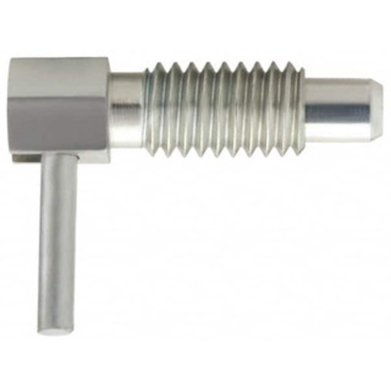 Vlier 5/8-11, 1.07 Thread Length, 0.38 Plunger Diam, 0.75 Lb Init to 2.5 Lb Final End Force, Stainless Steel Locking L Handle Plunger 1.88 Body Length, 1-1/4 Length Under Head, Locking Element, 1/2 Plunger Projection SSFRS625P – 87881702