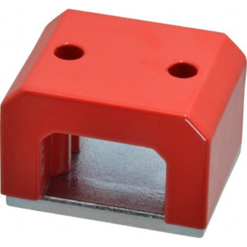 Eclipse Magnetics 2 Hole, 0.311 Hole Diam, 1-19/32 Overall Width, 2-9/32 Deep, 1-3/8 High, 51 Lb Average Pull Force, Alnico Power Magnets 14.6mm Pole Width, 550C Max Operating Temp, Grade 5 Alnico 814/MSC – 06570089