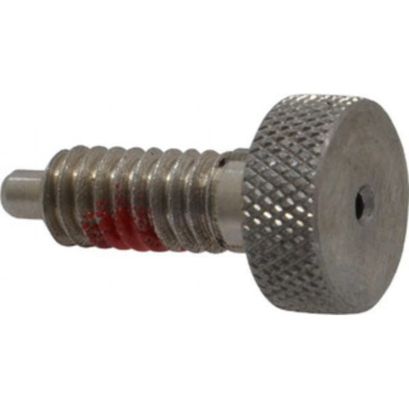 Gibraltar 1/4-20, 0.4 Thread Length, 0.123 to 1/8 Max Plunger Diam, 0.5 Lb Init to 2 Lb Final End Force, Locking Knob Handle Plunger Knurled Knob, 0.53 Length Under Head/Shoulder, 1/8 Plunger Projection SKLS-1-PT-G – 04455978