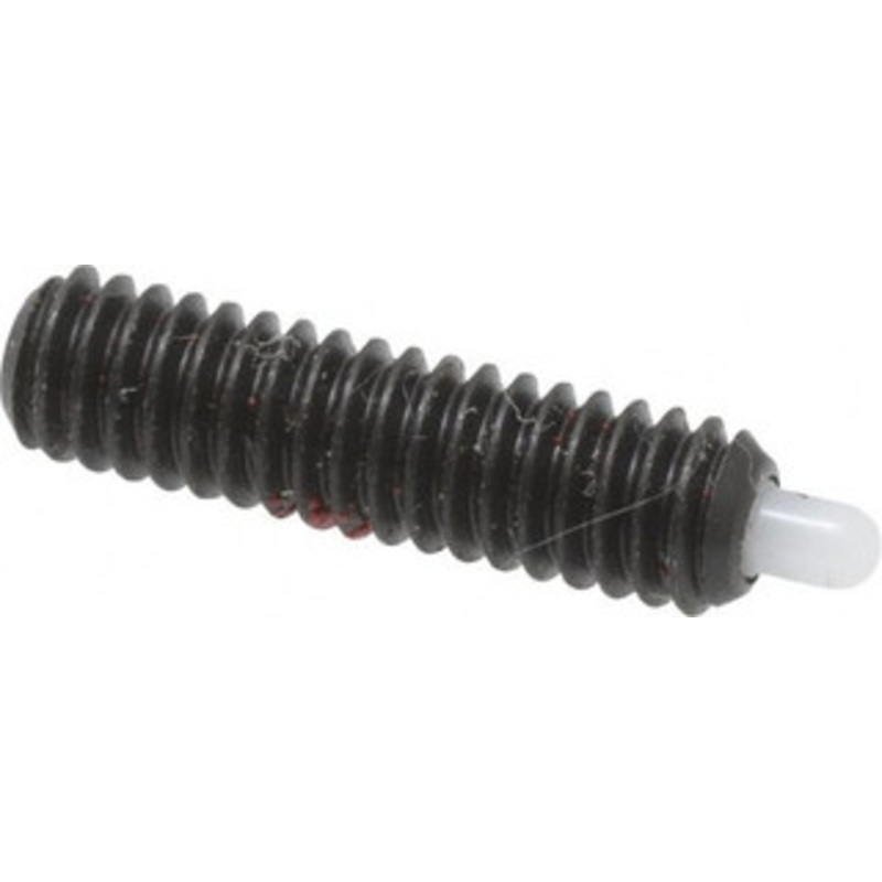 Gibraltar 8-32, 5/8 Thread Length, 3/32 Plunger Projection, Steel Threaded Spring Plunger 0.07 Max Plunger Diam, 5/8 Plunger Length, 0.7 Lb Init End Force, 2.3 Lb Final End Force, 1/16 Hex 57186G – 02712297