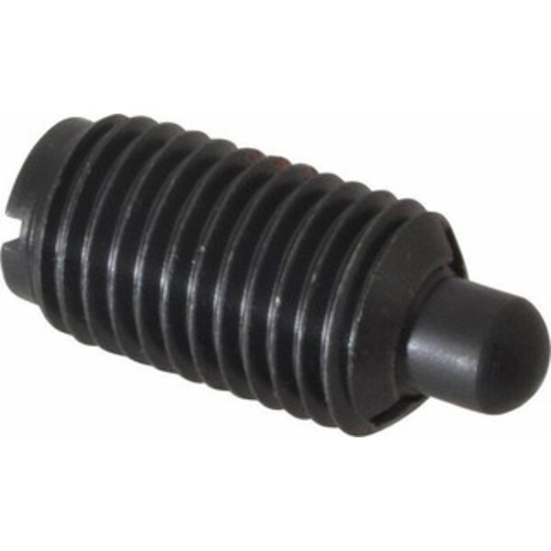 Jergens M16 x 2.0, 28.5mm Thread Length, 8mm Plunger Projection, Steel Threaded Spring Plunger 7.87mm Max Plunger Diam, 28.5mm Plunger Length, 1.59 Kg Init End Force, 11.79 Kg Final End Force 26777 – 82507146