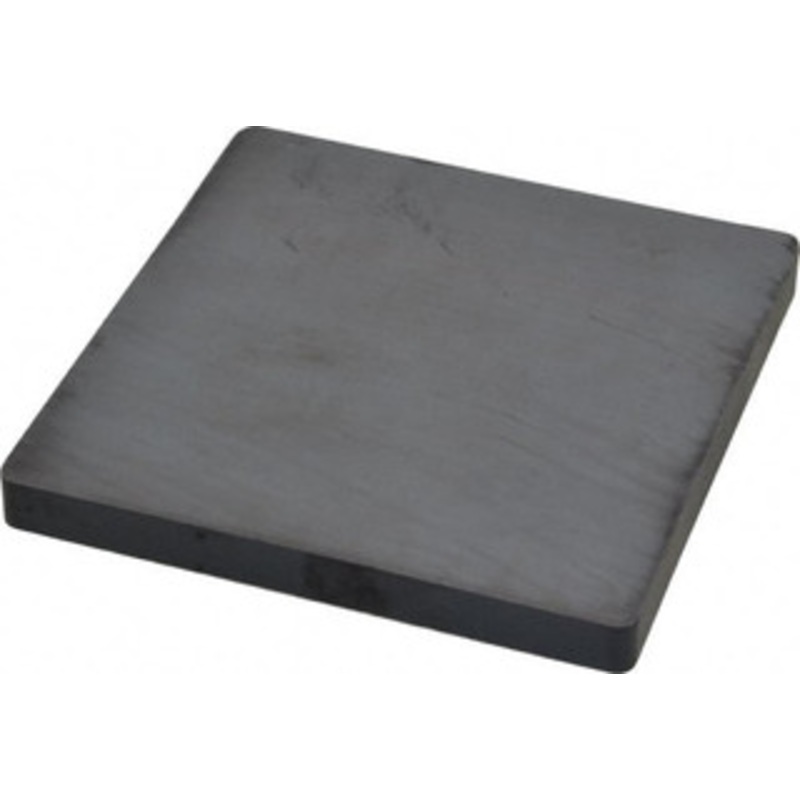 Mag-Mate 4 Long x 4 Wide x 3/8 High, Ceramic Block Magnet 350F Max, Grade 5 Ceramic 375X4X4C5 – 00232256