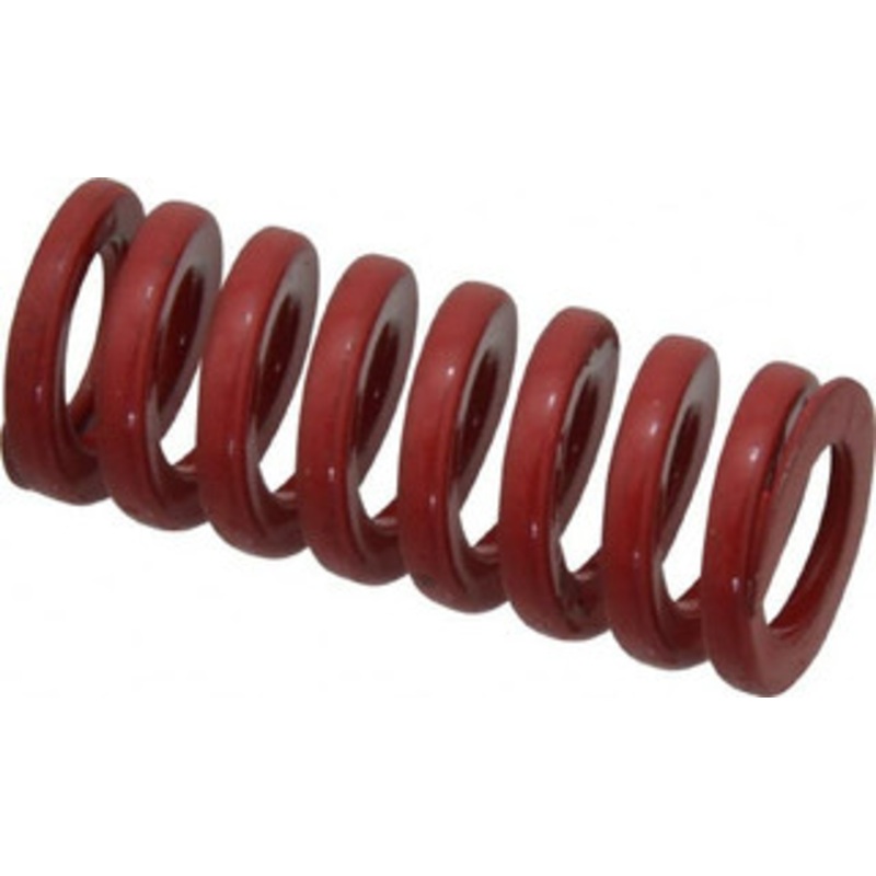 Danly 5/8 Hole Diam, 11/32 Rod Diam, 1-1/2 Free Length, Red Die Spring 27.8 Lb Max Deflection, 0.45 Max Deflection, Heavy Duty, Chromium Vanadium Steel 9-1006-26 – 76014430