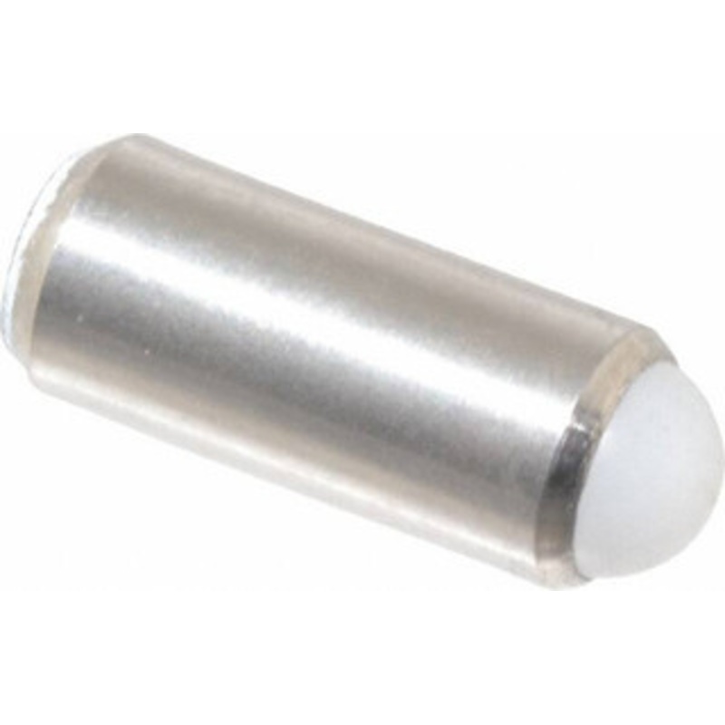 Gibraltar 0.44 Body Length x 3/16 Body Diam, 1 Lb Init to 2.5 Lb Final End Force, Stainless Steel Press Fit Ball Plunger 5/32 Ball Diam, 0.058 Max Ball Reach, +0.0010, +0.0020 Tolerance 10622SS – 60932019