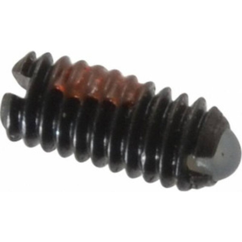 Gibraltar 6-40, 0.078 Ball Diam, 0.312 Body Length, 0.023 Max Ball Reach, Threaded Ball Plunger Steel Body, Nylon Ball, 0.5 Lb Initial End Force, 1 Lb Final End Force, Locking Element SWN10-1BP-G – 06694038
