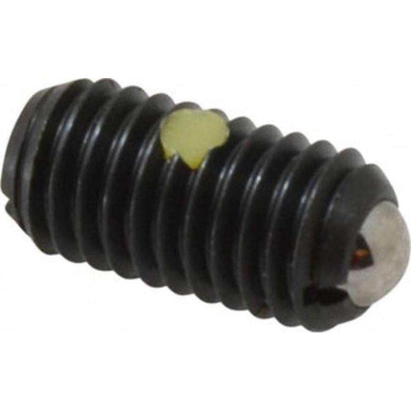 Gibraltar M8x1.25, 5mm Ball Diam, 16mm Body Length, 1.5mm Max Ball Reach, Threaded Ball Plunger Steel Body, Steel Ball, 3.37 Lb Initial End Force, 6.75 Lb Final End Force, Locking Element MSW10-5B-PT-G – 06693543