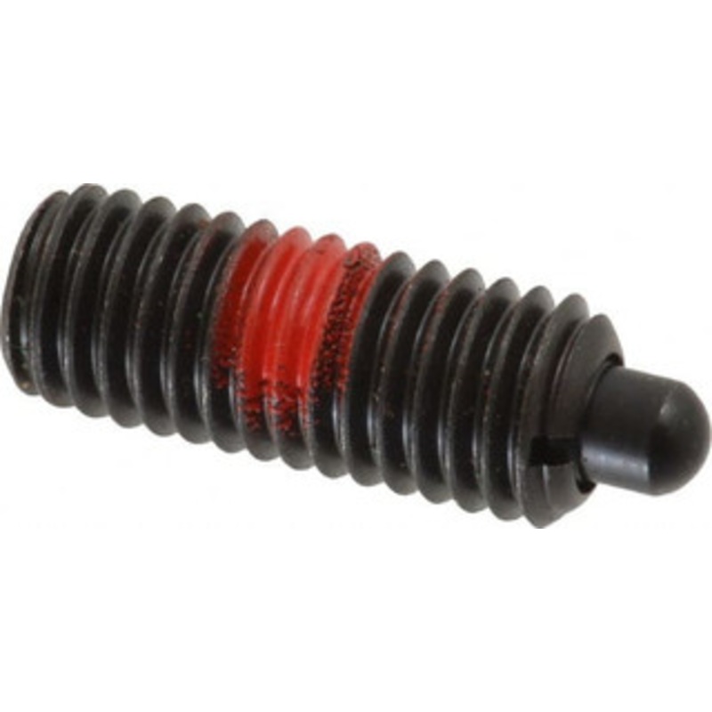 Jergens 1/2-13, 1-1/4 Thread Length, 1/4 Plunger Projection, Steel Threaded Spring Plunger 1/4 Max Plunger Diam, 1-1/4 Plunger Length, 6.6 Lb Init End Force, 17.4 Lb Final End Force, 1/4 Hex 26928 – 82410168