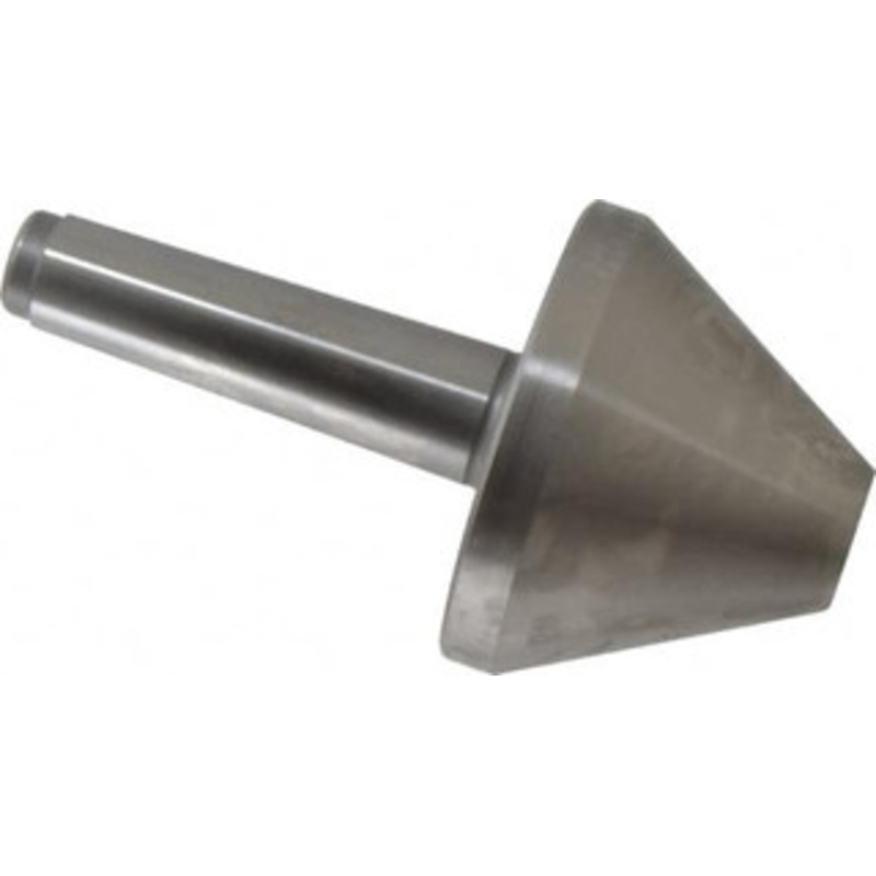 Royal MT4 Taper Shank, 4.15 Head Diam 3,410 Lb Capacity Live Center 4,500 Max RPM, 3 Head Length, 1-1/4 Point Diam, 3.01 Point Len, 860 Lb Max Workpc, 7-9/16 OAL, Bull Nose Point 10904 – 00100040