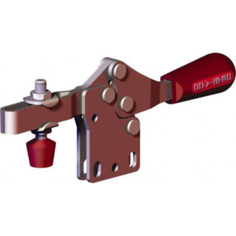 Destaco 202 Lb Holding Capacity, Horizontal Handle, Manual Hold Down Toggle Clamp 61 Handle Movement, 91 Bar Opening, U-Bar, Straight Base, Carbon Steel 217-UB – 44003226
