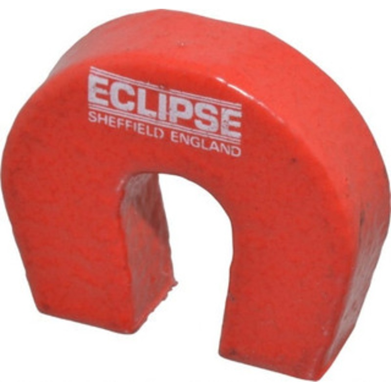 Eclipse Magnetics 19/64 Overall Width, 1-1/8 Deep, 1 High, 2-3/4 Lb Average Pull Force, Alnico Horseshoe Magnet 550C Operating Temprature, 1/4 Gap Width, 7/16 Pole Width, Grade 5 Alnico E802 – 06570014