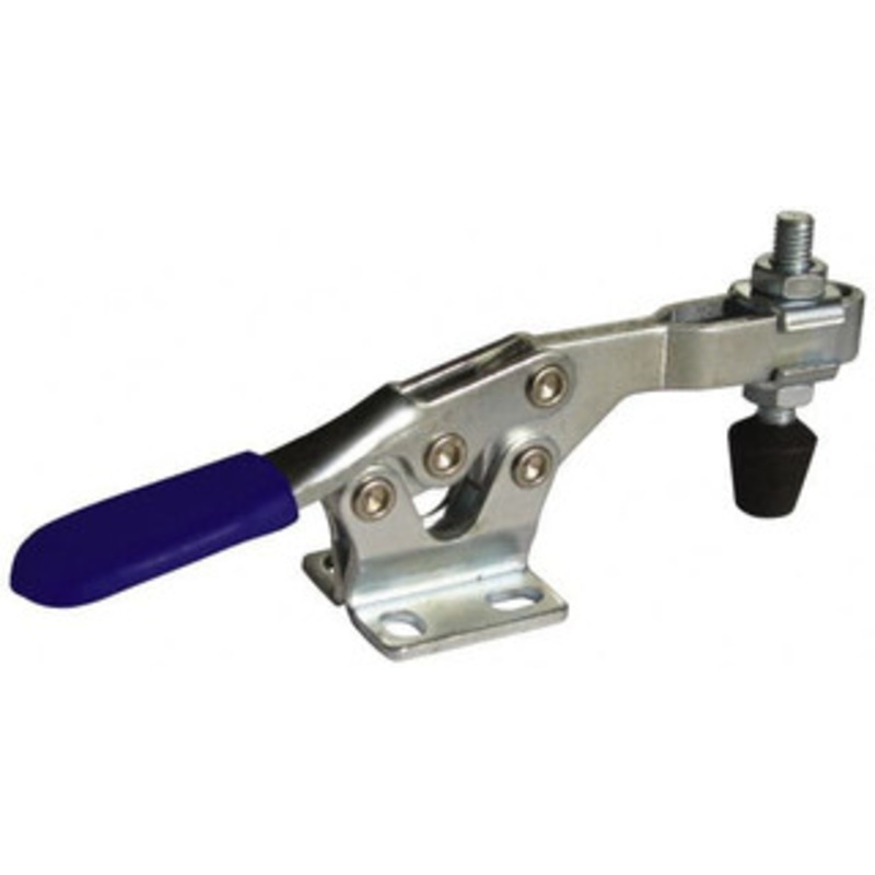 Gibraltar 500 Lb Holding Capacity, Horizontal Handle, Manual Hold Down Toggle Clamp 70 Handle Movement, 90 Bar Opening, U-Bar, Flanged Base, Carbon Steel GIB-D-200T-8 – 73952541