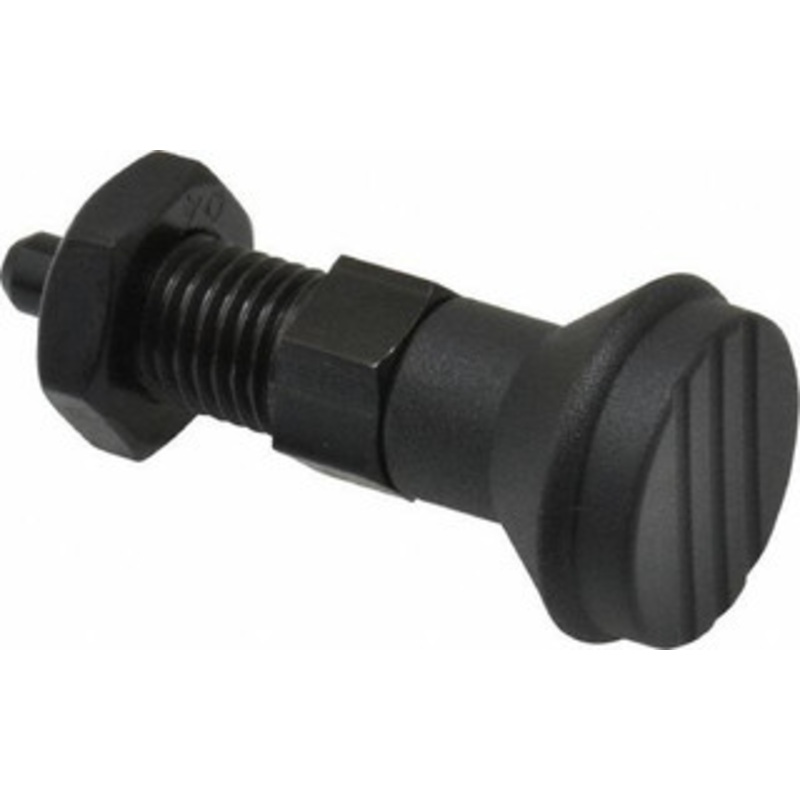 Gibraltar M12x1.5, 17mm Thread Length, 6mm Plunger Diam, Knob Handle Indexing Plunger Plunger Style B, 20mm Body Length, 56mm OAL, Steel IPG-115-G – 88074679