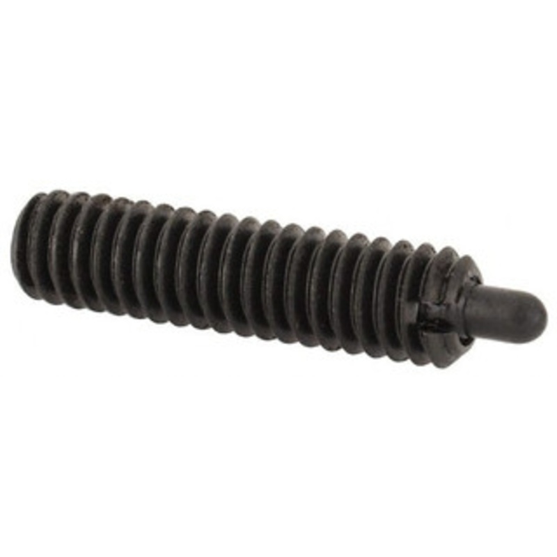 Jergens 8-32, 5/8 Thread Length, 3/32 Plunger Projection, Steel Threaded Spring Plunger 0.07 Max Plunger Diam, 5/8 Plunger Length, 2.7 Lb Init End Force, 7.3 Lb Final End Force, 5/64 Hex 26822 – 82411042